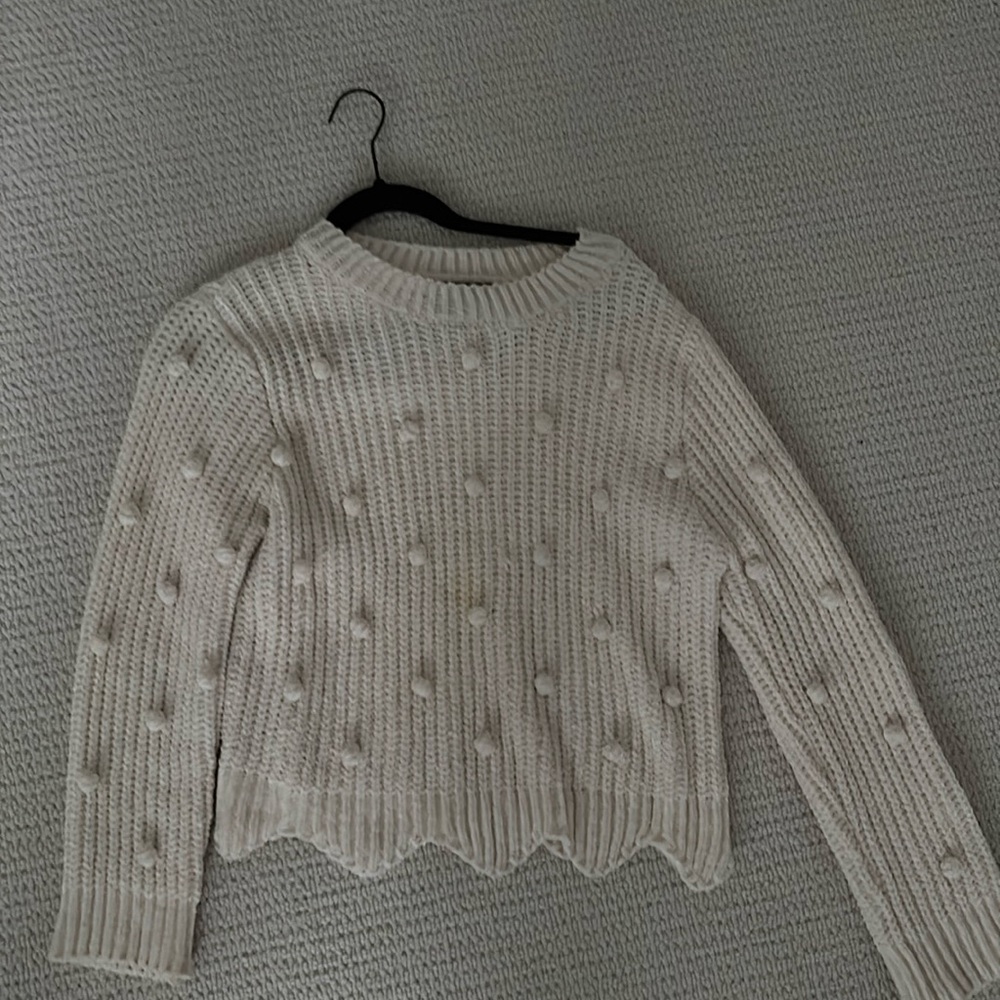 S, Hudson Gray Sweater, Cream